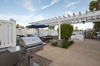 Picnic area with barbecue